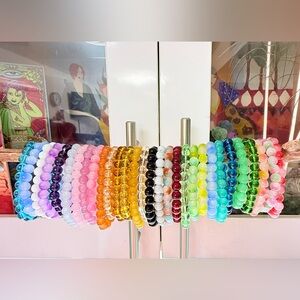 Handmade Bracelets. (Bespoke Jewelry) 
Any color simple yet stylish